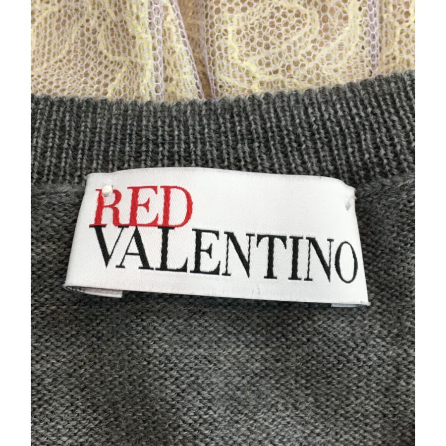 レッドバレンティノ 長袖ニットワンピース レース裾 レディース SIZE XS (XS以下) RED VALENTINO 中古｜hugall｜03