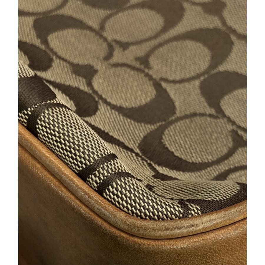 美品 COACH コーチ 6081 シグネチャー ショルダーバッグ 保存袋付き コーチ ショルダーバッグ 6081 シグネチャー レディース COACH