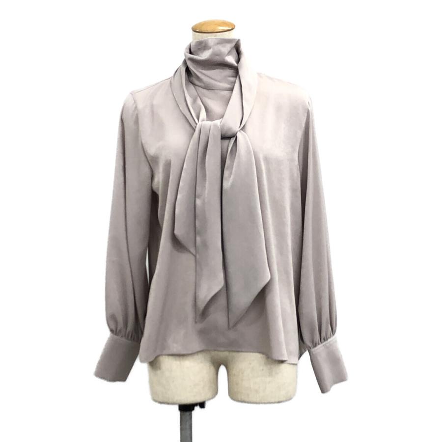 美品 スウェードサテンボウタイブラウス レディース SIZE F (M) anuans
