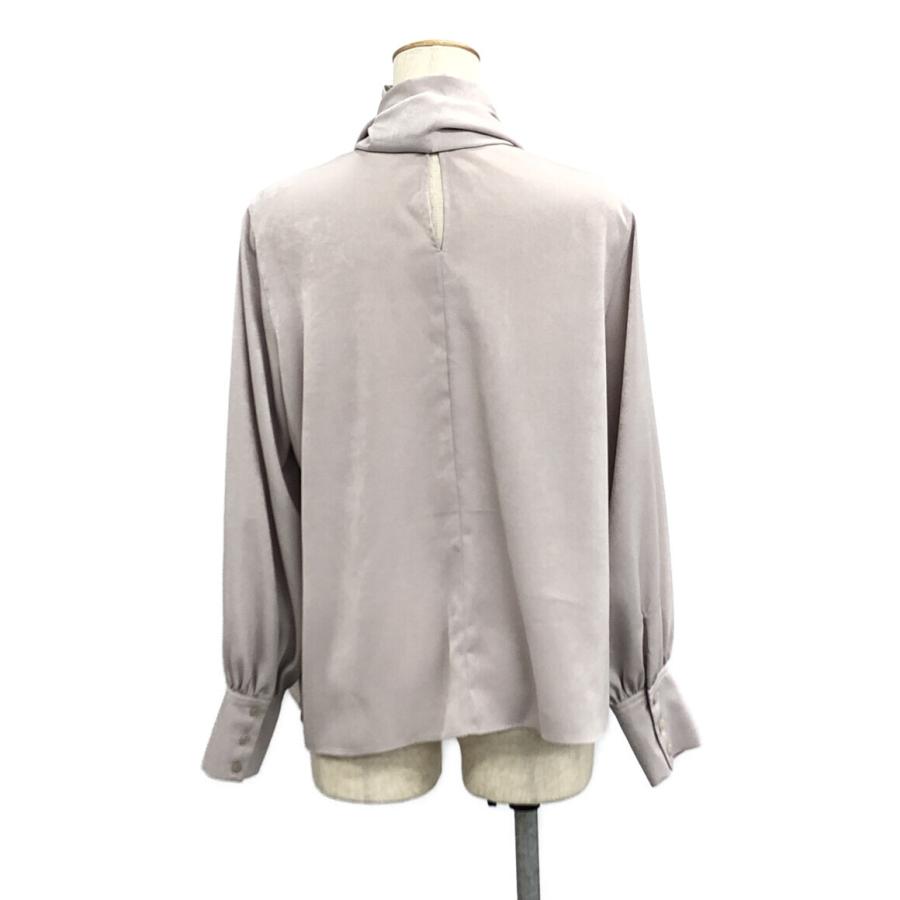 美品 スウェードサテンボウタイブラウス レディース SIZE F (M) anuans