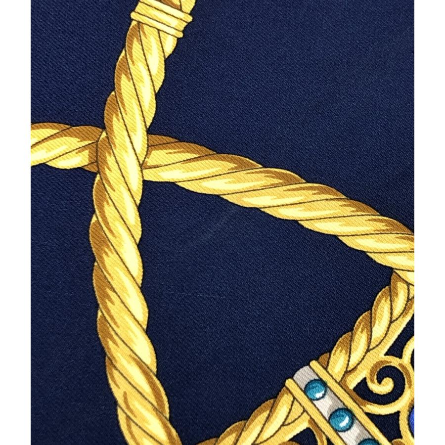 新品 TRUSSARDI トラサルディ スカーフ シルク100% トラサルディ スカーフ シルク100％ ジュエルポッド柄