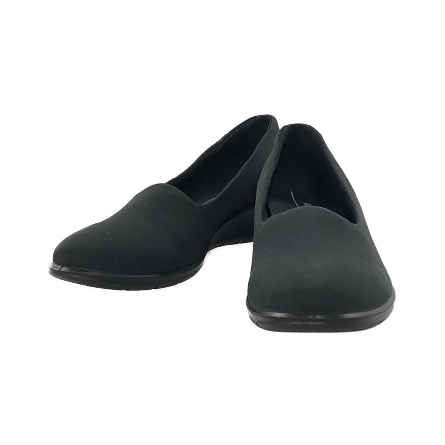 ecco フラットシューズブラック