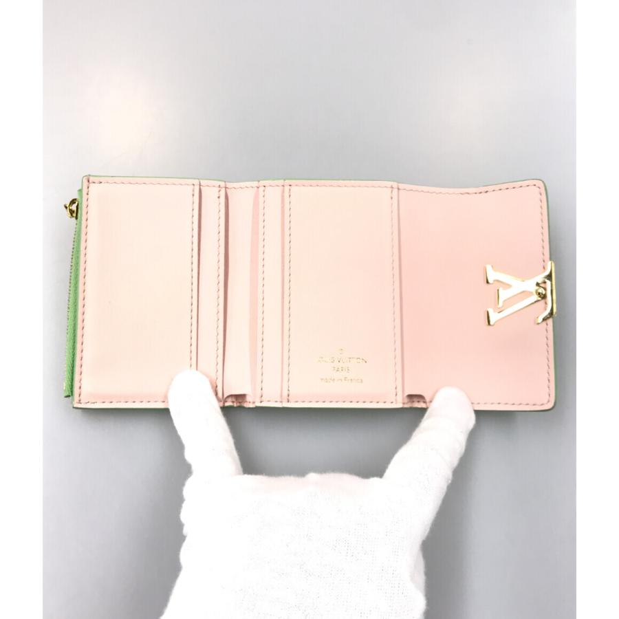 ルイヴィトン 三つ折り財布 ミニウォレット ポルトフォイユ カプシーヌ