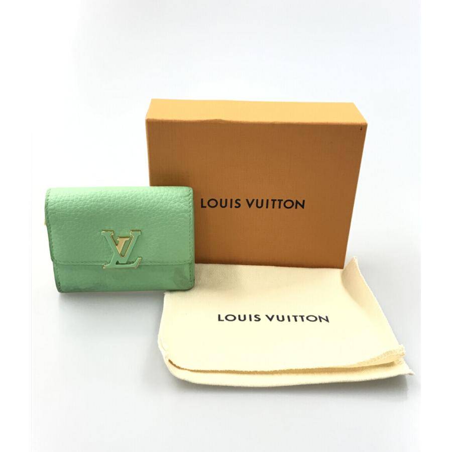 ルイヴィトン 三つ折り財布 ミニウォレット ポルトフォイユ カプシーヌ