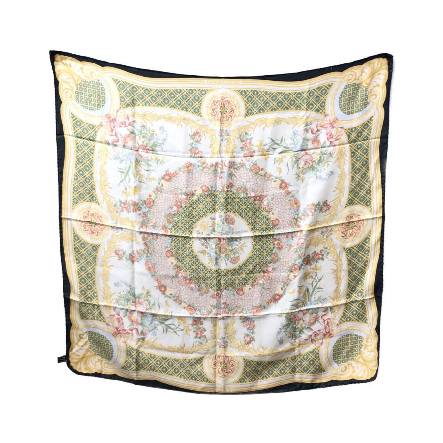 新品未使用　エトロ　花柄　スカーフ　総柄　シルク エトロ スカーフ シルク100% 花柄 レディース ETRO 中古 : Rehello by