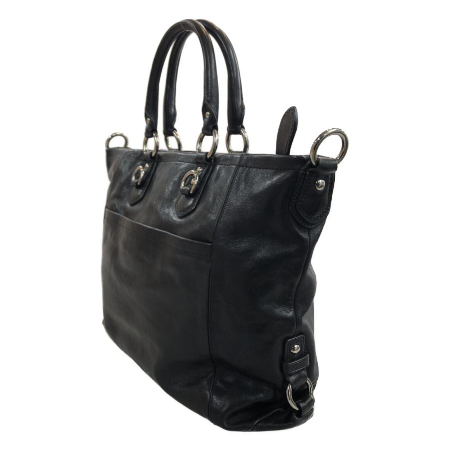 [未使用級] COACH コーチ F15444 2WAY レザーバッグ ブラック コーチ 2WAYトートバッグ ショルダーバッグ F15444 レディース COACH