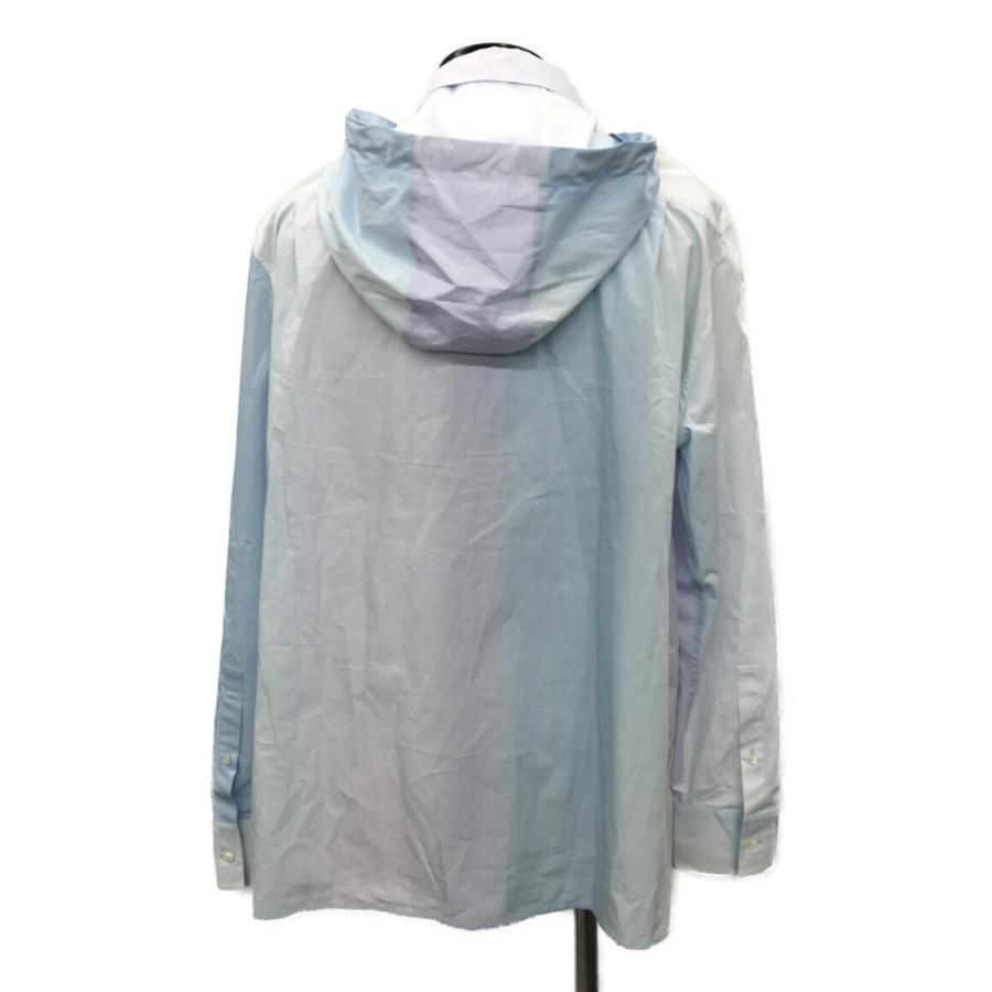 ロエベ フード付き長袖シャツ Striped Cotton Hooded Shirt ロエベ フード付き長袖シャツ Striped Cotton Hooded Shirt