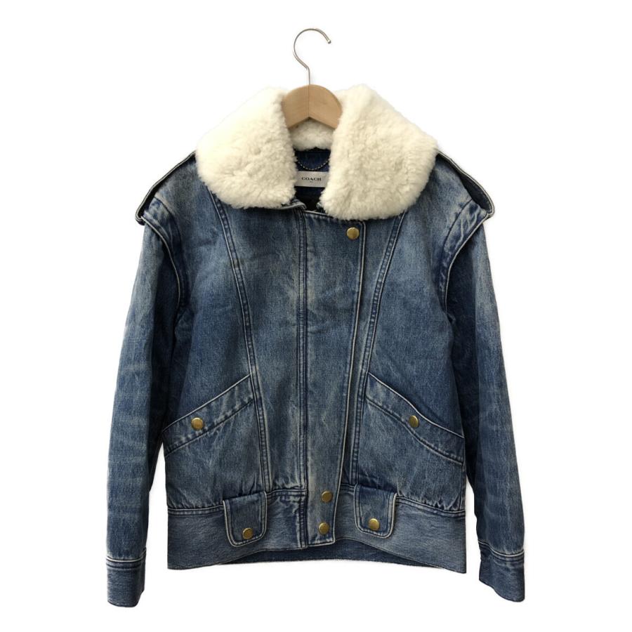 coach コーチ　ファージャケット　ジャンパー　シグネチャー　超美品 coach コーチファージャケットジャンパーシグネチャー超美品