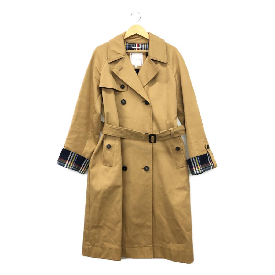 【未使用級】  トミーヒルフィガートレンチコート襟付き トミーヒルフィガー トレンチコート WW0WW24591-251 レディース SIZE