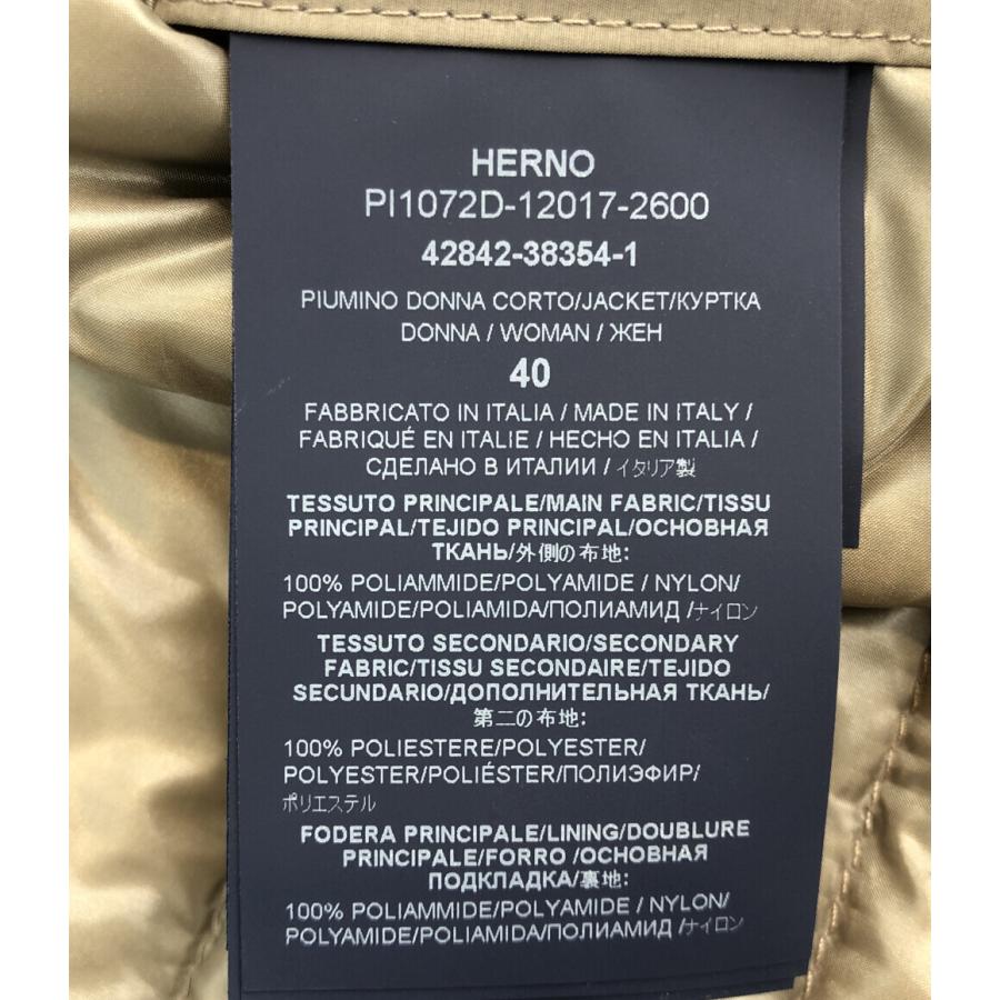 【美品】お値下げ　HERNO 半袖ダウンジャケット HERNO（ヘルノ） 半袖 ダウンジャケット ICONICO EMILIA 大きいサイズ