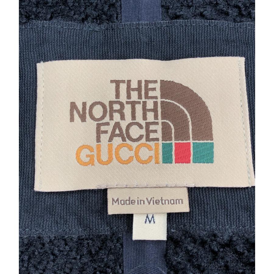 美品 グッチ フリースハーフジッププルオーバー THE NORTH FACE