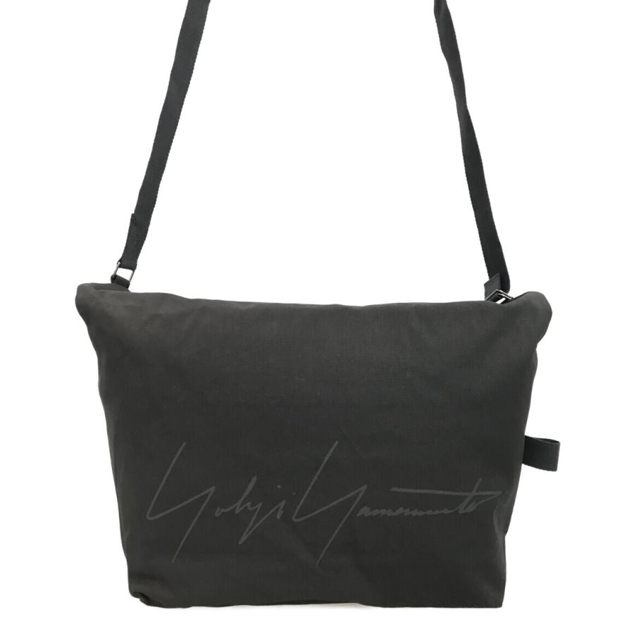 美品 ヨウジヤマモト キャンバスショルダーバッグ 斜め掛け ユニ  