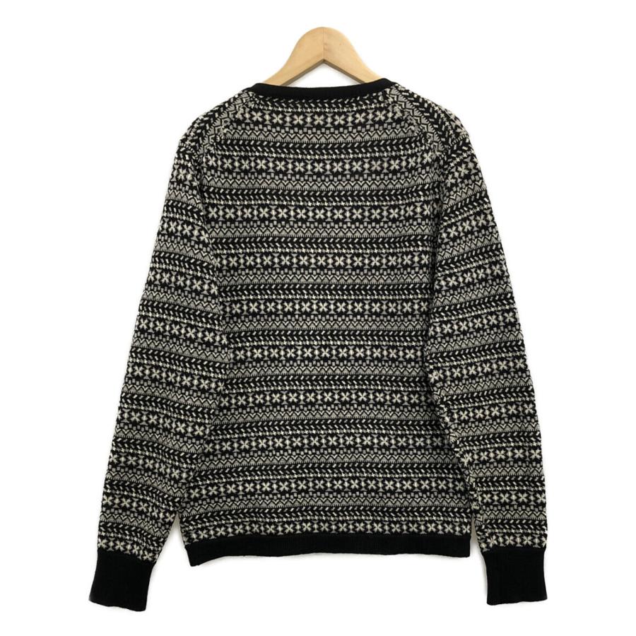 カラー 長袖カーディガン ノルディック柄 ユニセックス SIZE 1 (S  