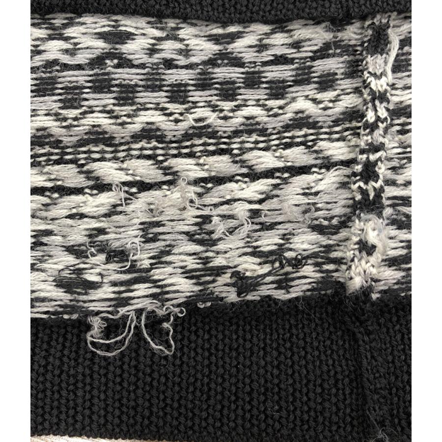 カラー 長袖カーディガン ノルディック柄 ユニセックス SIZE 1 (S  