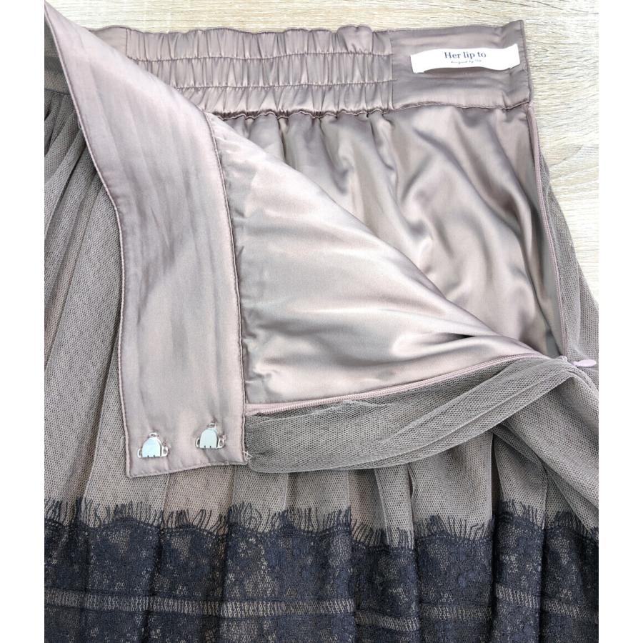 フレアロングスカート チュールスカート 1211304020 レディース SIZE 1  