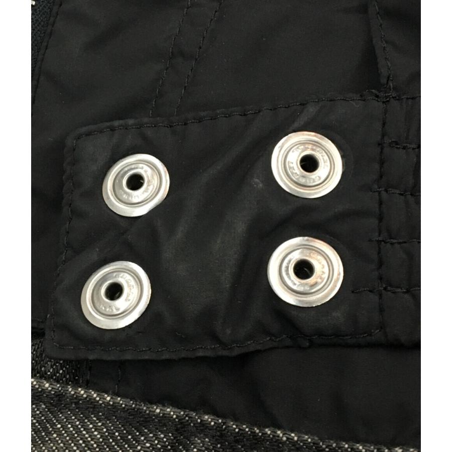 プラダ 中綿デニムジャケット ダメージ加工 メンズ SIZE 50 (XL以上