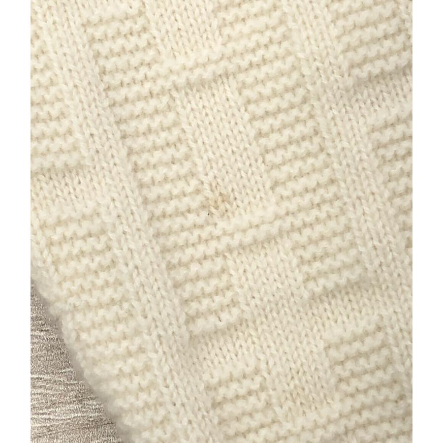 【未使用】HERMES エルメス ニットカーディガン サイズ 36 レディース セリエボタン クルードセル H ロゴ バージンウール100% ローゲージ トップス ボタン付属 グレージュ イタリア製 エルメス(HERMES)エルメス シェーヌダンクル セリエボタン