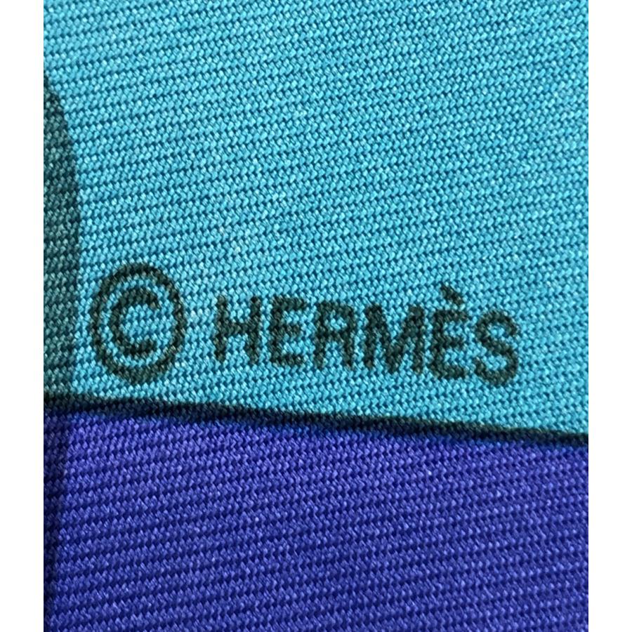 エルメス スカーフ カレ90 シルク100% エルメスカップパームビーチ