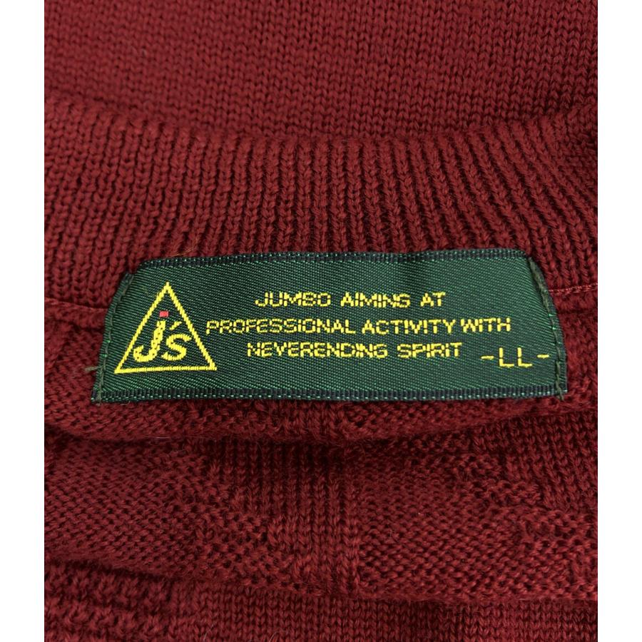 長袖Vネックニット JUMBO AIMING ジャンボ尾崎 メンズ SIZE LL (XL  