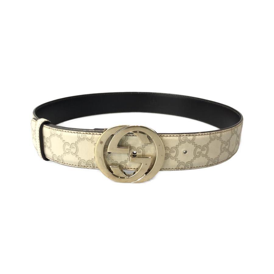 ✨良品✨GUCCI グッチ シマ インターロッキング Gベルト 85/34 GUCCI - ✨良品✨GUCCI グッチ シマ インターロッキング Gベルト