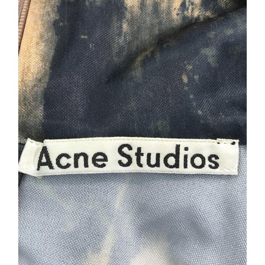 Acne Studiosタイダイ柄トップス ハート オレンジ コットン タイダイ Tシャツ | ブランド古着の