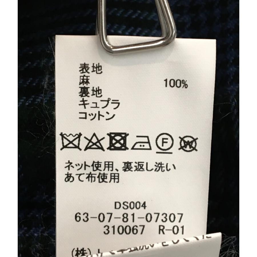 トゥモローランド アンコンジャケット 格子柄 63-07-81-07307 メンズ 