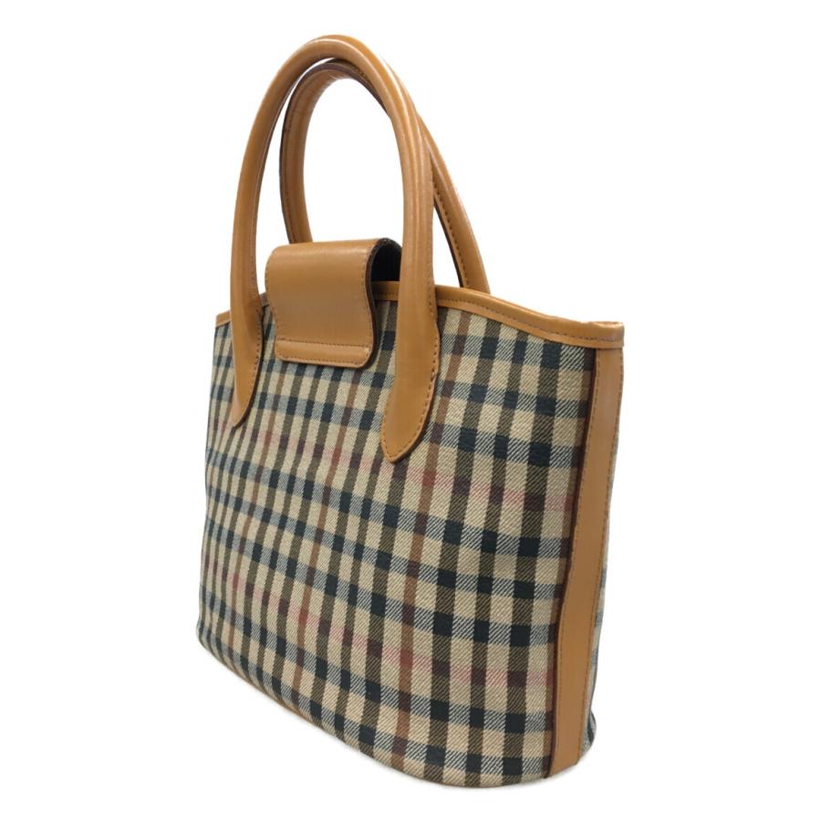 ダックス ハンドバッグ チェック柄 レディース DAKS 中古 : Rehello by