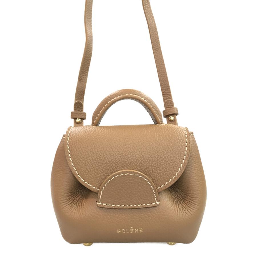 美品 ミニショルダーバッグ 肩掛け 斜め掛け レディース POLENE 中古  