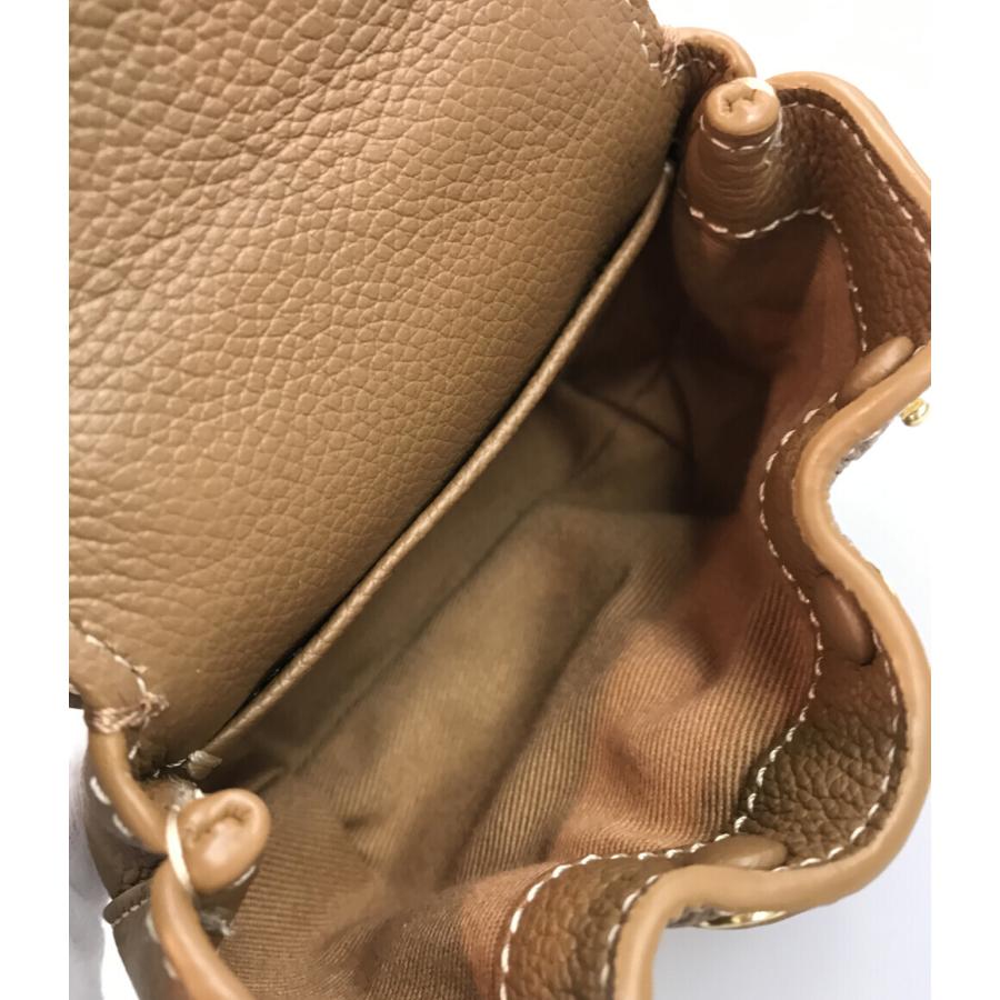 美品 ミニショルダーバッグ 肩掛け 斜め掛け レディース POLENE 中古