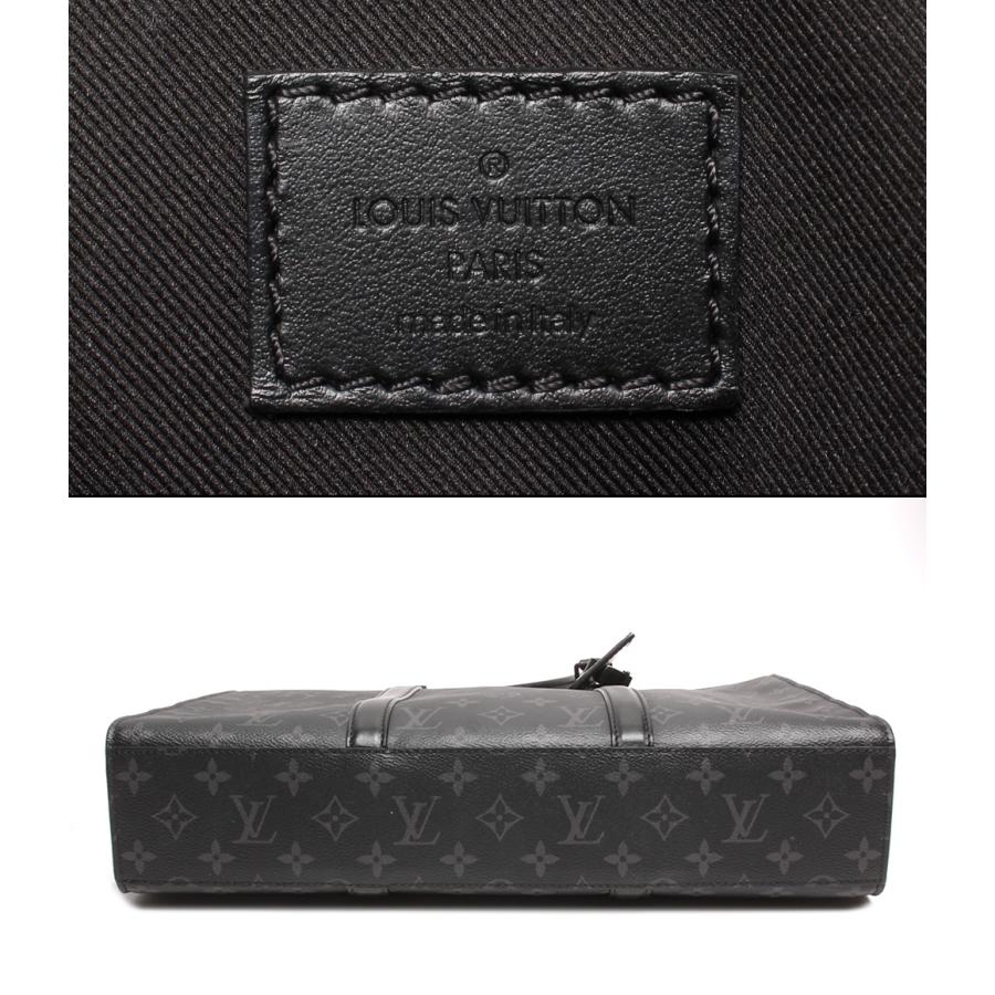 ルイヴィトン ビジネスバッグ ブリーフケース サックプラ ホリゾンタルジップ M45265 モノグラムエクリプス メンズ  Louis Vuitton 中古｜hugall｜04