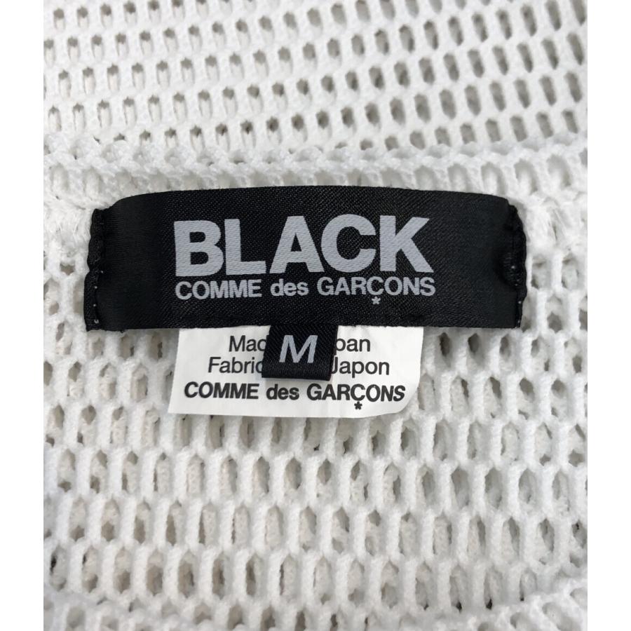 美品 ブラックコムデギャルソン 長袖メッシュTシャツ メンズ