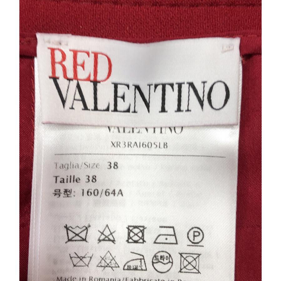 美品 レッドバレンティノ プリーツスカート ボックスプリーツ 金ボタン レディース SIZE 38 (S) RED VALENTINO 中古｜hugall｜03