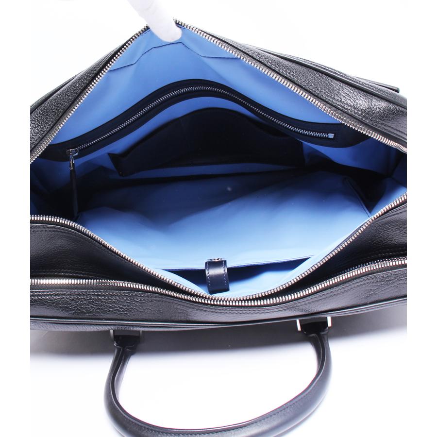 【美品】 スマイソン　ボストンバッグ　ビジネスバッグ 2way オールレザー　黒 スマイソン 2wayボストンバッグ ショルダーバッグ 斜め掛け