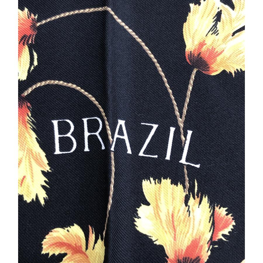 エルメス スカーフ カレ90 シルク100% ブラジル BRAZIL