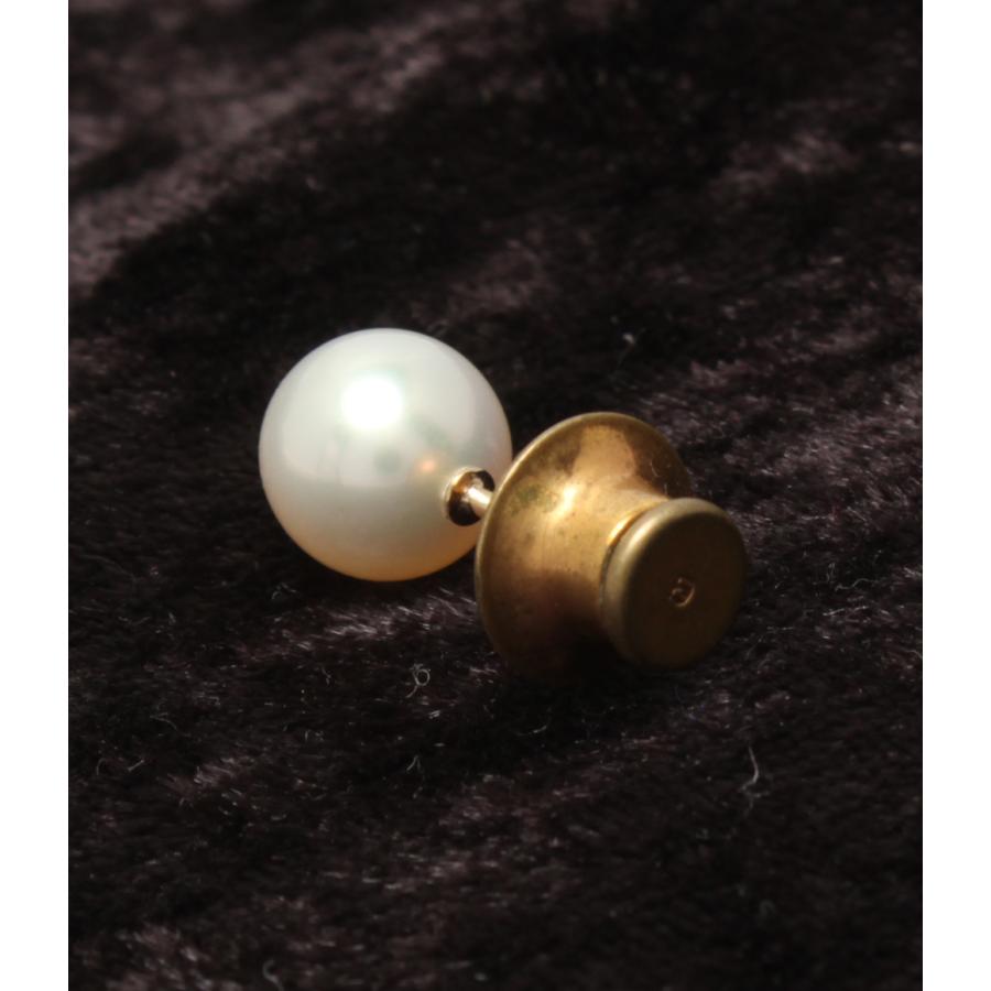 ミキモト ピンブローチ K14 パール レディース MIKIMOTO 中古