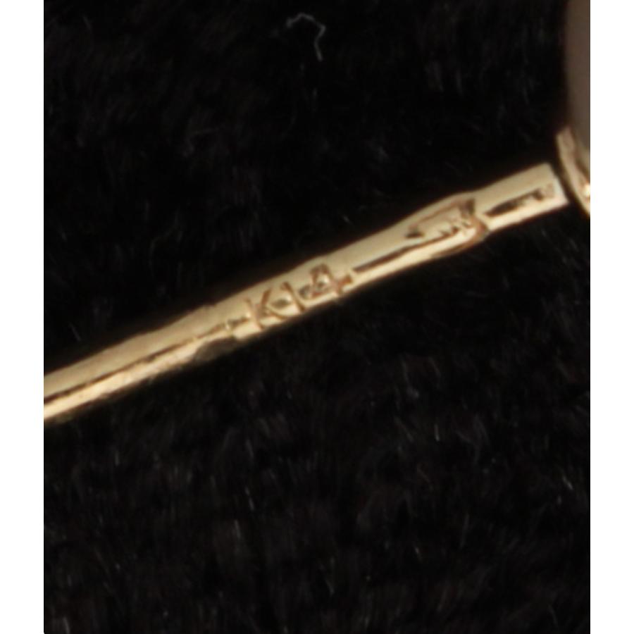 ミキモト ピンブローチ K14 パール レディース MIKIMOTO 中古