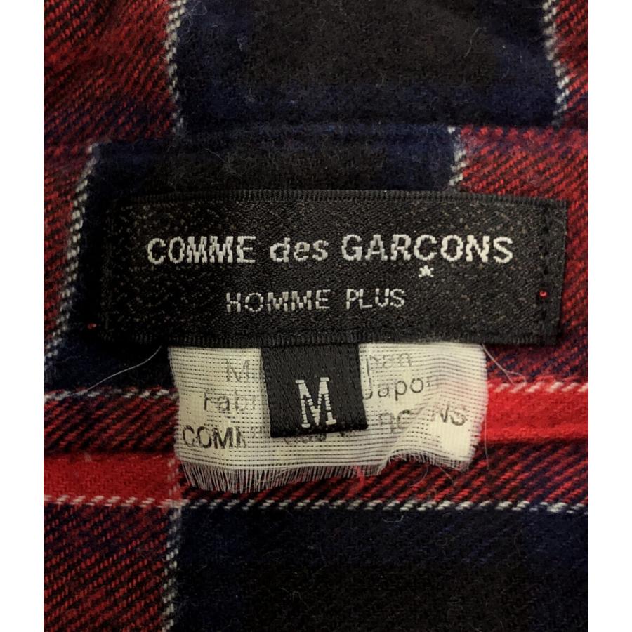 コムデギャルソンオム 長袖チェックシャツ マント付き メンズ SIZE M (M) COMME des GARCONS HOMME 中古｜hugall｜04