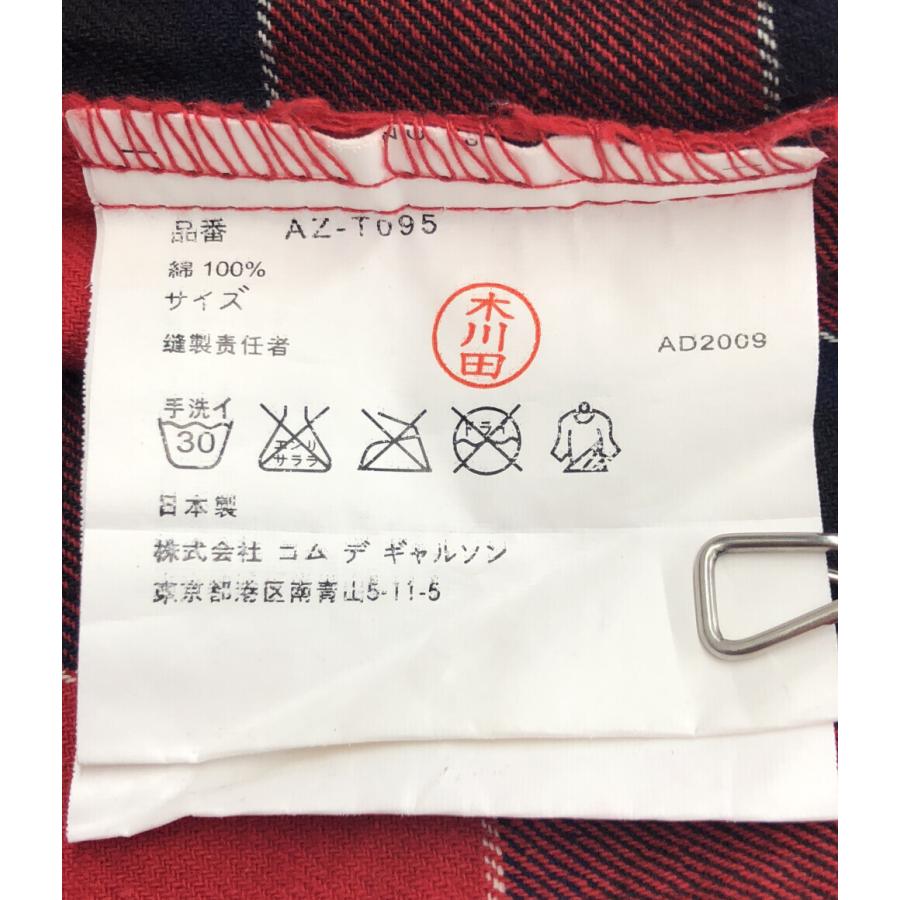 コムデギャルソンオム 長袖チェックシャツ マント付き メンズ SIZE M (M) COMME des GARCONS HOMME 中古｜hugall｜05