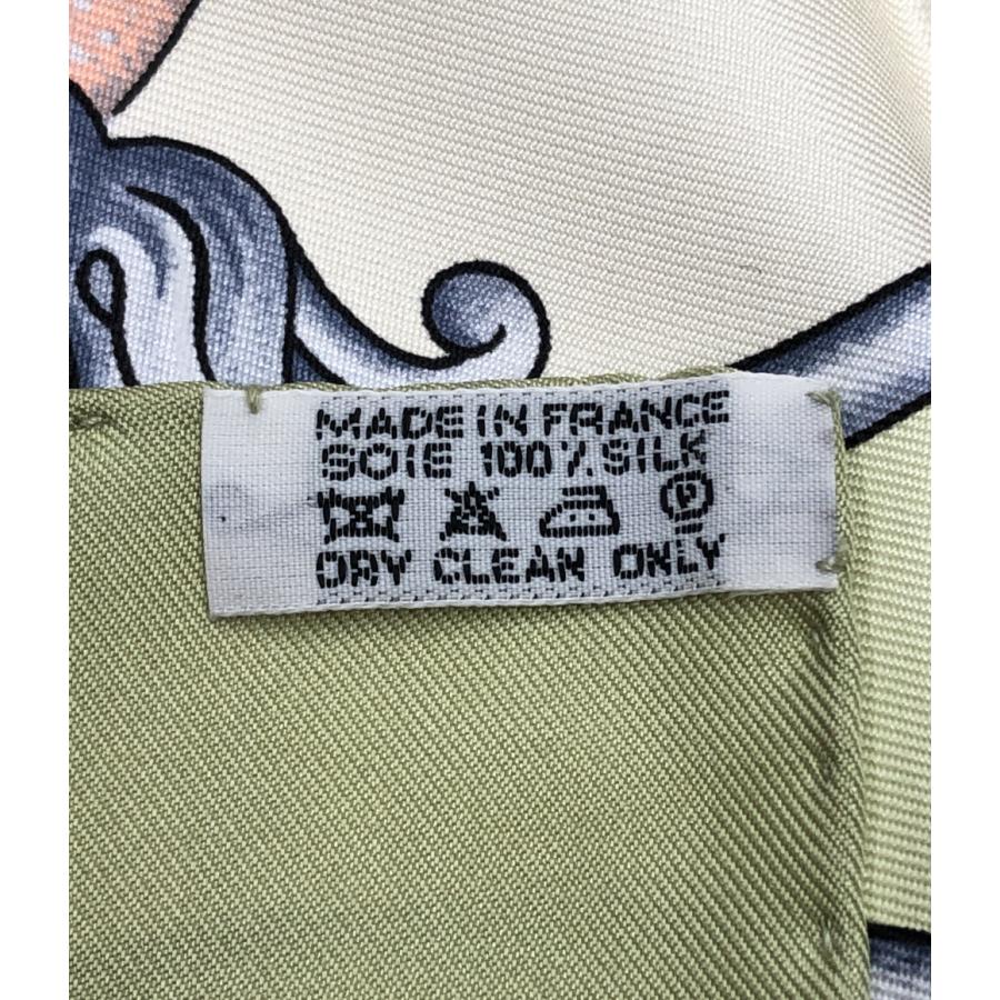 美品 エルメス スカーフ カレ90 シルク100% ムガル王朝の馬 LES 美品 エルメス スカーフ カレ90 シルク100% ムガル王朝の馬 LES