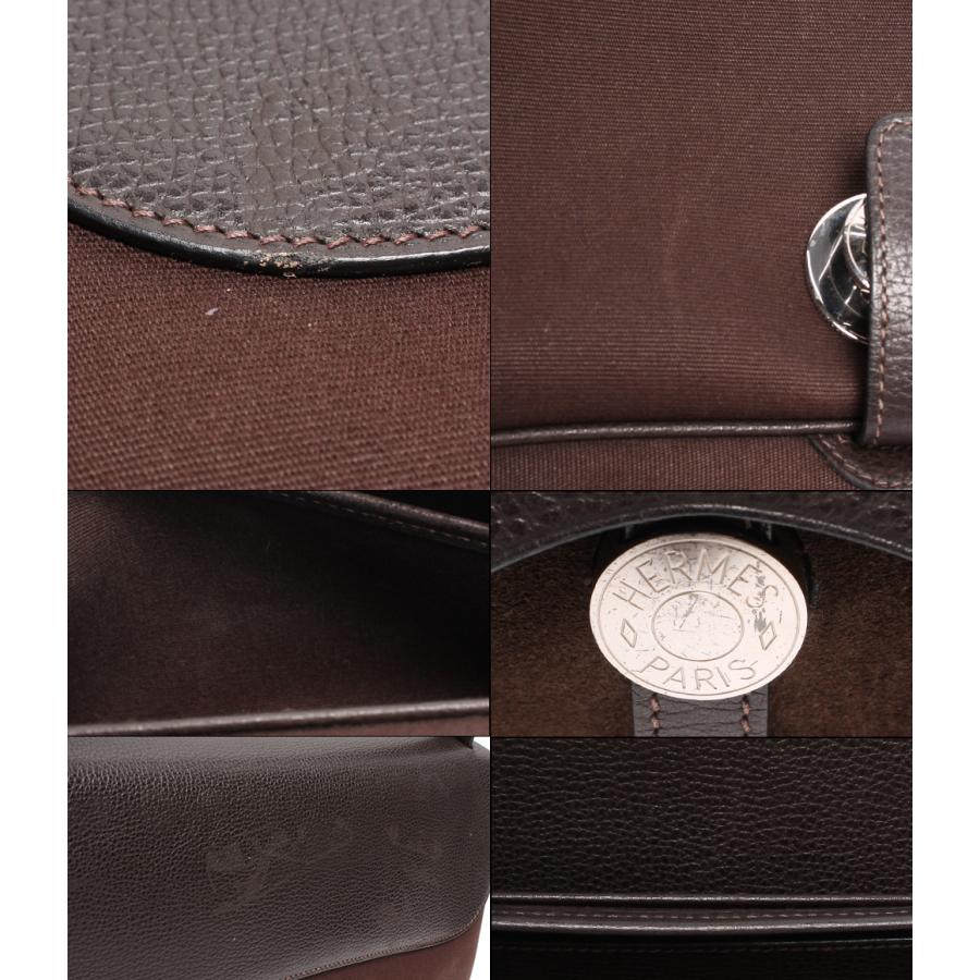 エルメス レザーショルダーバッグ □I刻印 シルバー金具 サック