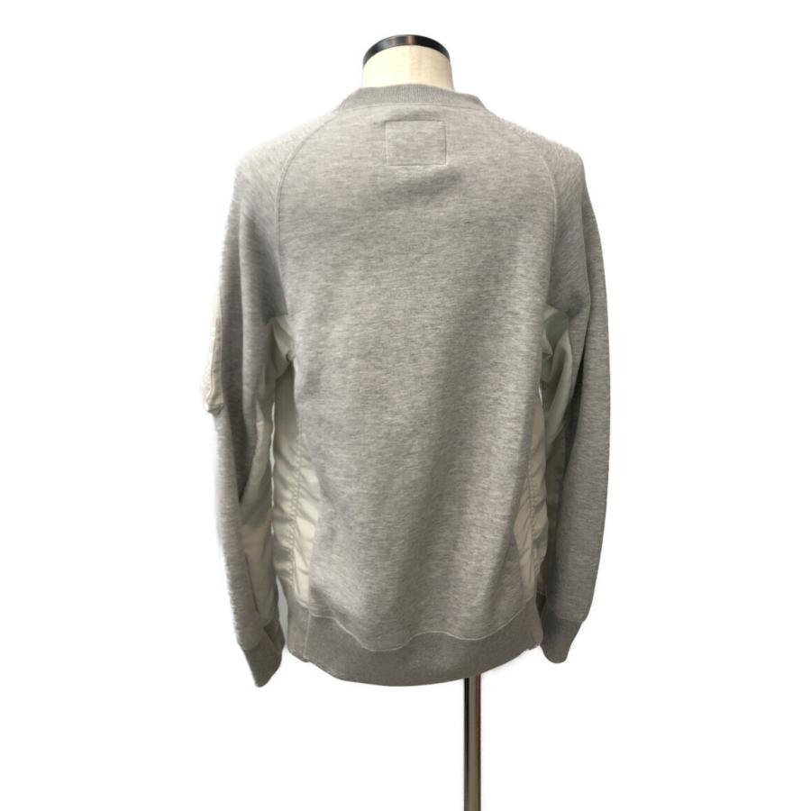 サカイ プルオーバー スウェット 22AW Sponge Sweat × MA-1 Pullover