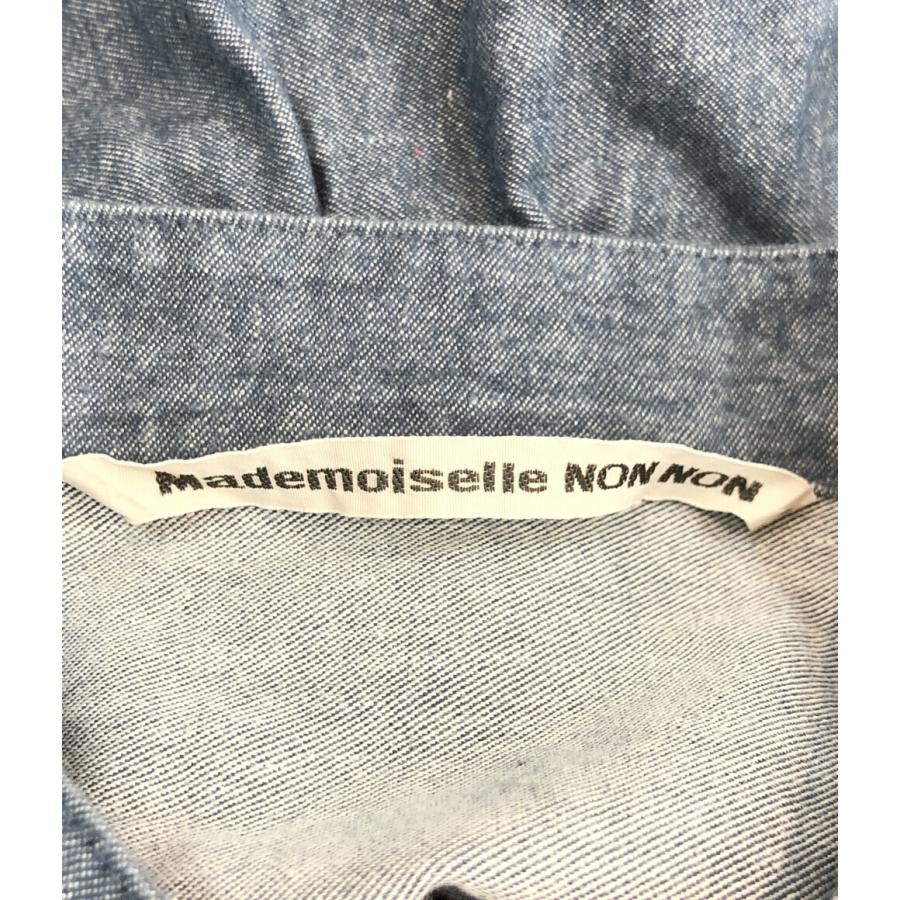 マドモアゼルノンノン デニムシャツ チュニック レディース