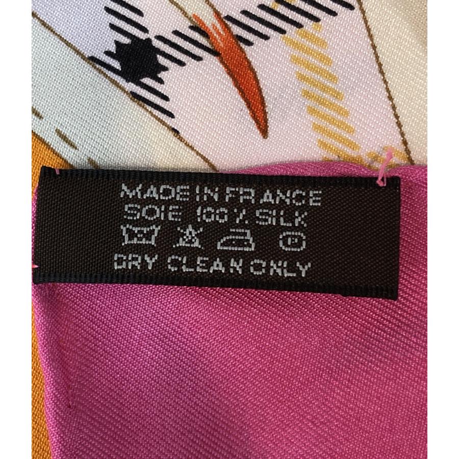エルメス スカーフ カレ90 シルク100% 馬鎧 Camails レディース HERMES