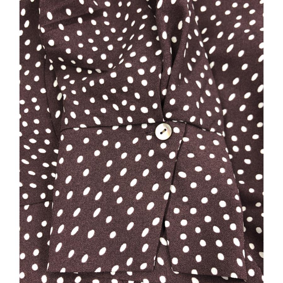 美品 スナイデル パフスリーブワンピース ドット柄 SWF0224092