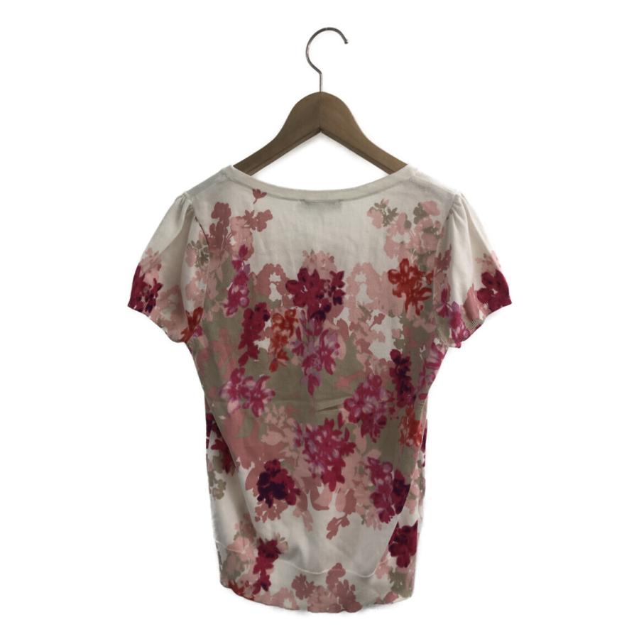 ローラアシュレイ 半袖ニット 花柄 レディース SIZE M (M) LAURA 