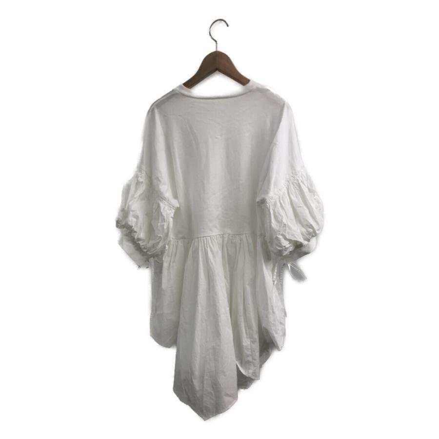 ENFOLD エンフォルド ホワイトフリル 長袖シャツ 38 ENFOLD