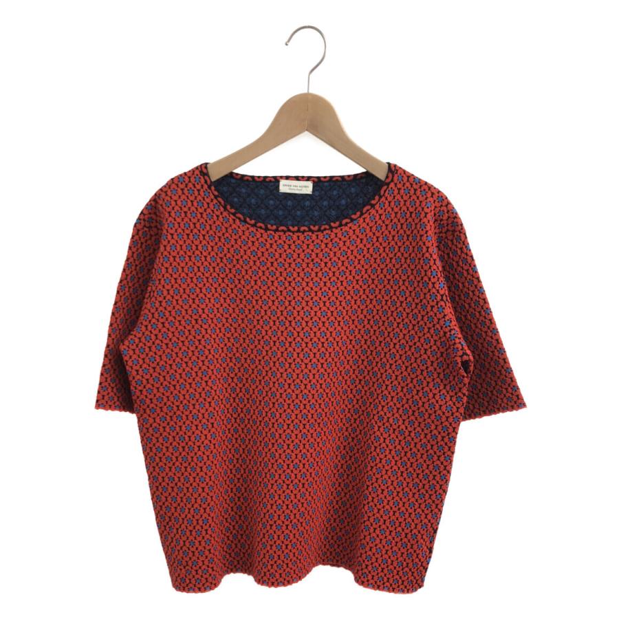 ドリスヴァンノッテン 半袖ジャガードニット レディース DRIES VAN 