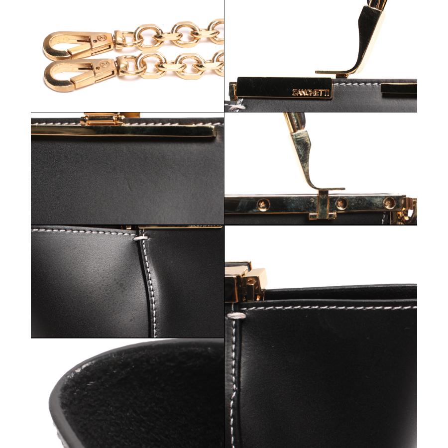 ZANCHETTI AMLETO 24 3WAY レザーバッグ 3wayレザーハンドバッグ ショルダーバッグ クラッチバッグ ゴールド
