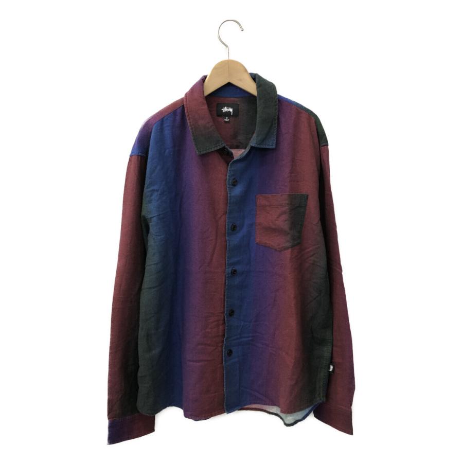 ステューシー 長袖シャツ グラデーション柄 メンズ SIZE M (M) STUSSY