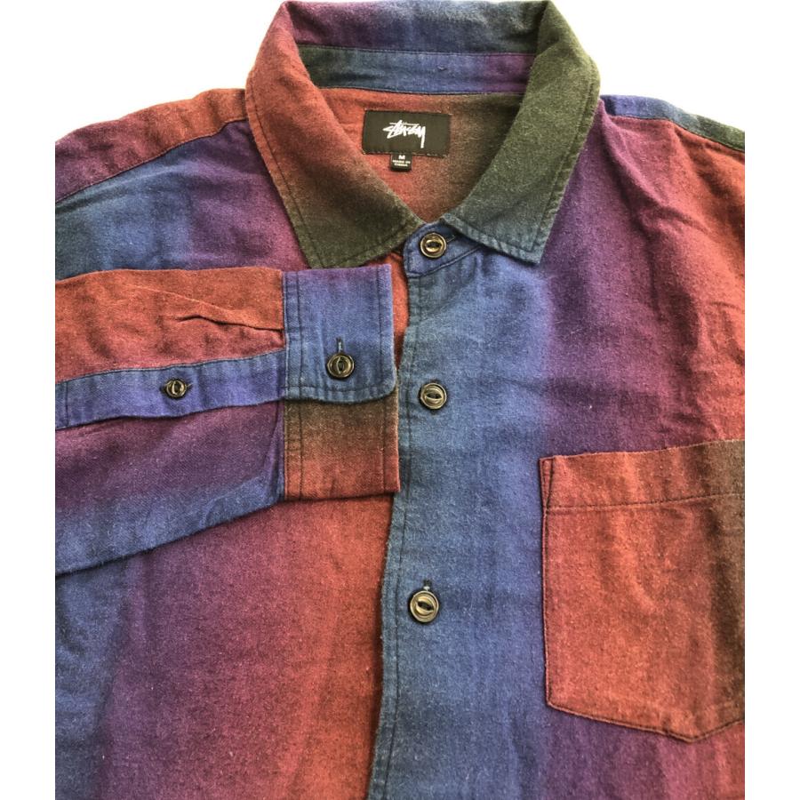 ステューシー 長袖シャツ グラデーション柄 メンズ SIZE M (M) STUSSY